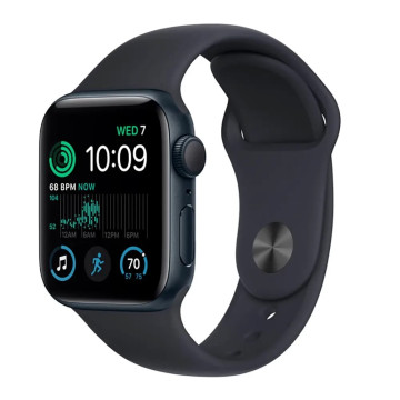 Смарт-годинник Apple Watch SE 2 GPS 40mm Midnight Aluminium with Midnight Sport Band S/M (MNT73)