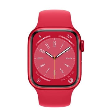 Смарт-годинник Apple Watch Series 8 GPS 45mm PRODUCT RED Aluminum Case w. PRODUCT RED S. Band Size M/L (MNP43)