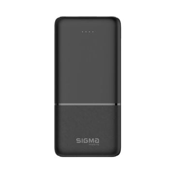 Повербанк Sigma X-power SI10A1Q, 10000mAh, Type-C, 2xUSB, PD20W+QC22.5W Black
