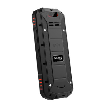 Кнопковий телефон Sigma mobile X-treme PA68 Black-Red