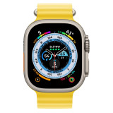Смарт-годинник Apple Watch Ultra GPS + Cellular 49mm Titanium Case with Yellow Ocean Band MNH93