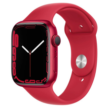 Смарт-годинник Apple Watch Series 7 GPS 45mm PRODUCT RED Aluminum Case With PRODUCT RED Sport Band MKN93