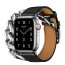 Смарт-годинник Apple Watch Hermes Silver Stainless Steel Case with Gourmette Metal Double Tour