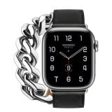 Смарт-годинник Apple Watch Hermes Silver Stainless Steel Case with Gourmette Metal Double Tour