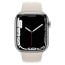 Смарт-годинник Apple Watch Series 7 GPS + Cellular 45mm Silver Stainless Steel Case with Starlight Sport Band (MKJV3)