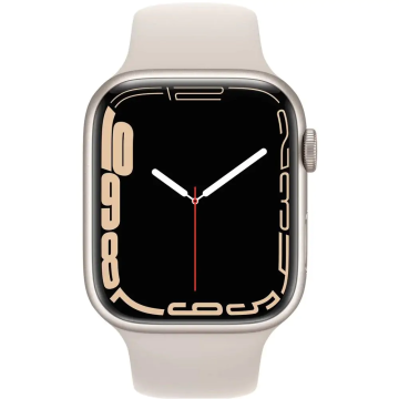 Смарт-годинник Apple Watch Series 7 GPS 45mm Starlight Aluminum Case With Starlight Sport Band (MKN63)