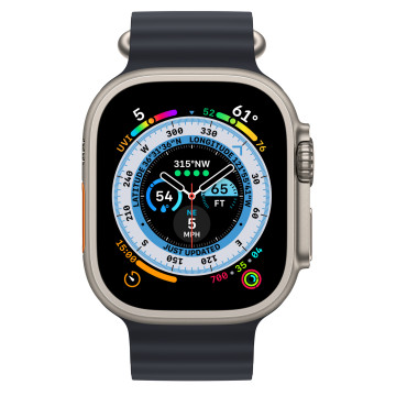 Смарт-годинник Apple Watch Ultra Titanium Case with Midnight Ocean Band