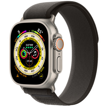Смарт-годинник Apple Watch Ultra Titanium Case with Black/Gray Trail Loop