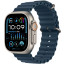 Смарт-годинник Apple Watch Ultra 2 GPS + Cellular 49mm Titanium Case with Blue Ocean Band (MREG3)