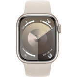 Смарт-годинник Apple Watch Series 9 GPS 45mm Starlight Aluminum Case with Starlight Sport Band - S/M (MR963)