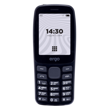 Кнопковий телефон Ergo B241 Black