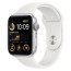 Смарт-годинник Apple Watch SE 2 GPS 44mm Silver Aluminium with White Sport Band M/L (MNTJ3)