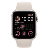 Смарт-годинник Apple Watch SE 2 GPS 44mm Starlight Aluminium with Starlight Sport Band S/M (MNTD3)