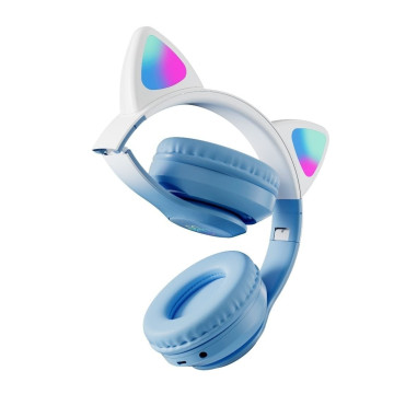 Бездротові навушники Profit Cat STN-28 PRO (блакитні)