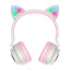 Бездротові навушники Hoco W27 Cat Ear Pink Grey
