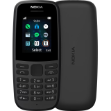 Кнопковий телефон Nokia 105 Single Sim 2019 Black (16KIGB01A13)