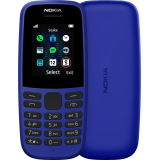Кнопковий телефон Nokia 105 Dual Sim 2019 Blue (16KIGL01A01)