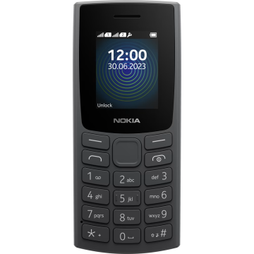 Кнопковий телефон Nokia 110 TA-1567 Dual Sim 2023 Charcoal
