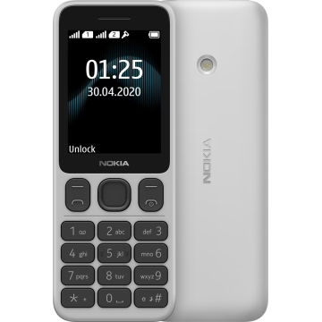 Кнопковий телефон Nokia 125 Dual Sim 2020 White