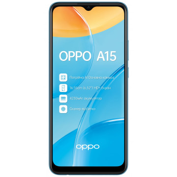 Смартфон OPPO A15 2021 2/32GB Blue