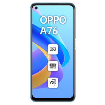 Смартфон OPPO A76 2022 4/128GB Glowing Blue (CPH2375)