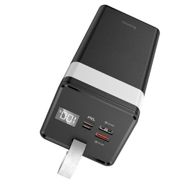 Повербанк Hoco J86A 50000mAh Powermaster PD20W, QC, LCD, Lamp Black