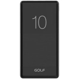 Зовнішній акумулятор Golf G80 10000mah 10W Black