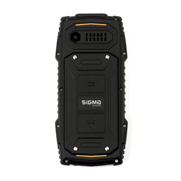 Кнопковий телефон Sigma mobile X-treme AZ68 Black-Orange