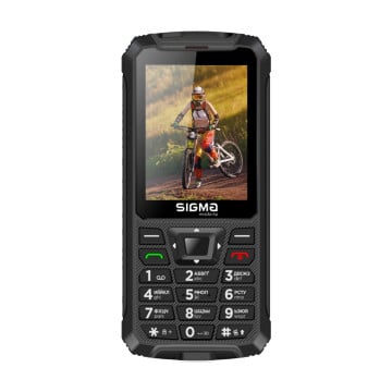 Кнопковий телефон Sigma mobile X-treme PR68 Black