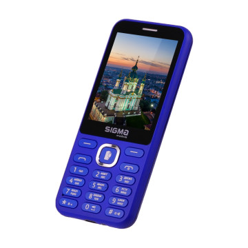 Кнопковий телефон Sigma mobile X-Style 31 Power Type-C Blue
