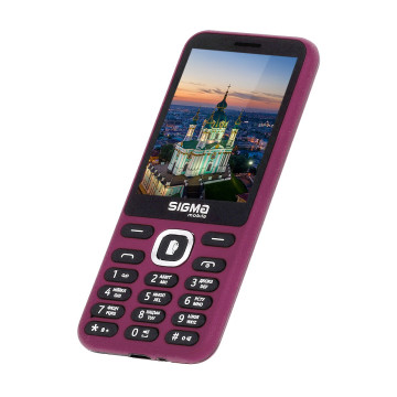 Кнопковий телефон Sigma mobile X-Style 31 Power Type-C Purple