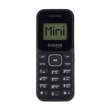 Кнопковий телефон Sigma mobile X-style 14 MINI Black-Green