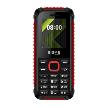 Кнопковий телефон Sigma mobile X-style 18 Track Black-Red