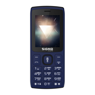 Кнопковий телефон Sigma mobile X-style 34 NRG Type-C Blue
