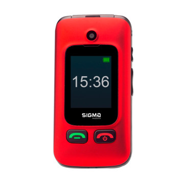 Кнопковий телефон Sigma mobile Comfort 50 Shell Duo Red (4827798212325)