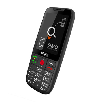 Кнопковий телефон Sigma mobile Comfort 50 Elegance 3 Black