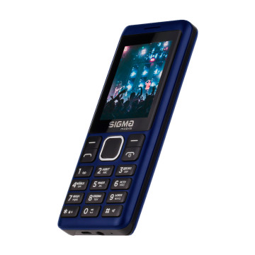 Кнопковий телефон Sigma mobile X-style 25 Tone Blue