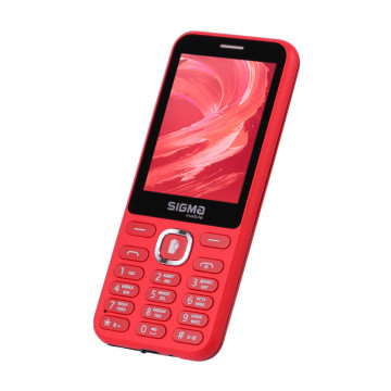 Кнопковий телефон Sigma mobile X-Style 31 Power Red