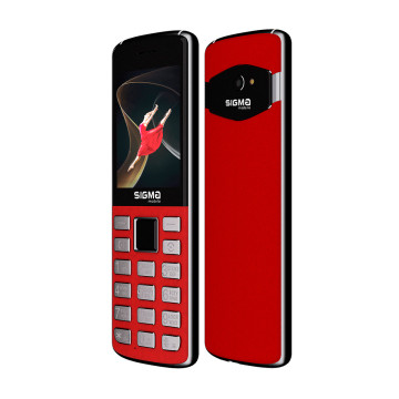 Кнопковий телефон Sigma mobile X-style 24 ONYX Red