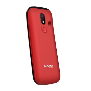Кнопковий телефон Sigma mobile Comfort 50 Optima Type-C Red