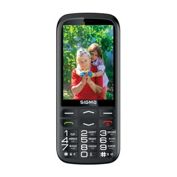 Кнопковий телефон Sigma mobile Comfort 50 Optima Type-C Black