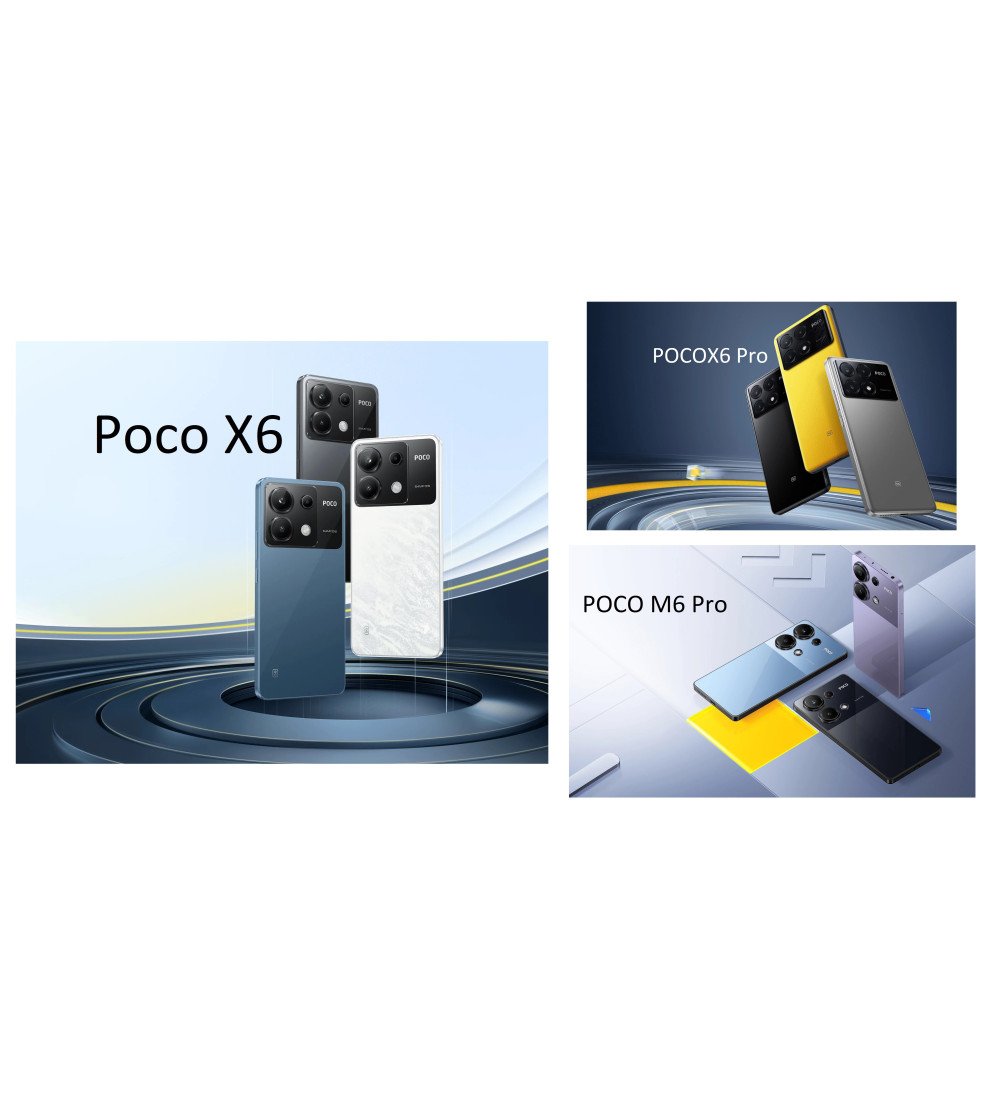 Нова лінійка смартфонів Poco X6, Poco X6 Pro та Poco M6 Pro - ера сучасних технологій!