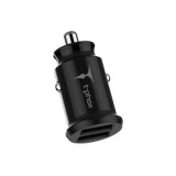 Зарядний пристрій T-Phox Charger Set 2.4A Dual+MicroUSB cable 1.2m (Black) (T-S09 SET M B)