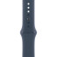 Смарт-годинник Apple Watch Series 9 GPS 41mm Silver Aluminium Case with Storm Blue Sport Band - M/L (MR913QP/A)