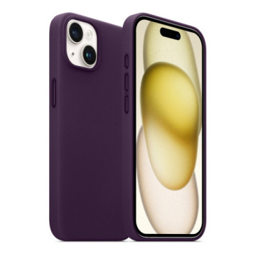 Чохол до мобільного телефона Armorstandart FAKE Leather Case Apple iPhone 15 Deep Purple (ARM76290)