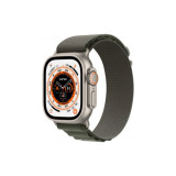 Смарт-годинник Apple Watch Ultra GPS + Cellular, 49mm Titanium Case with Green Alpine Loop -Small (MNHJ3UL/A)