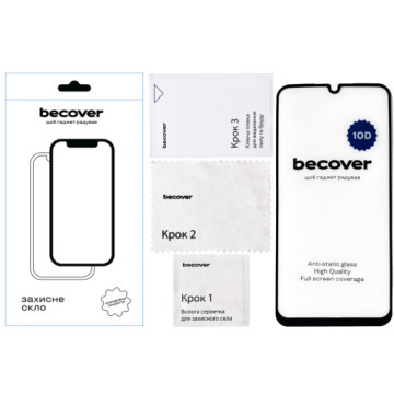 Скло захисне BeCover Samsung Galaxy A24 4G SM-A245 10D Black (711350)