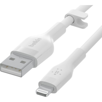Дата кабель USB 2.0 AM to Lightning 2.0m White Belkin (CAA008BT2MWH)