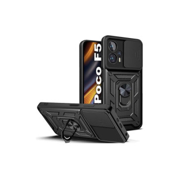 Чохол до мобільного телефона BeCover Military Poco F5 Black (709996)