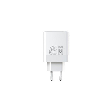 Зарядний пристрій Proda AZEADA Seagulls AZ-19 GaN5 65W USB-A (QC4.0) USB-C (PD3.0) white (AZ-19-WH)